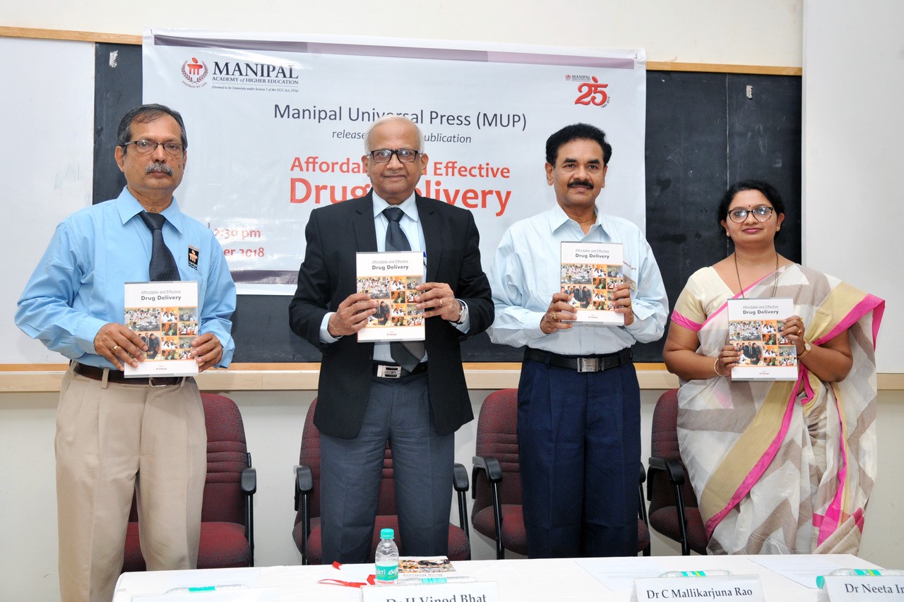 Manipal Universal Press releases book on drugs delivery